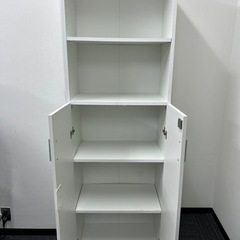 【取りに来てくださる方のみ】山善 YAMAZEN 収納庫 キャビネット 事務用収納庫 の画像