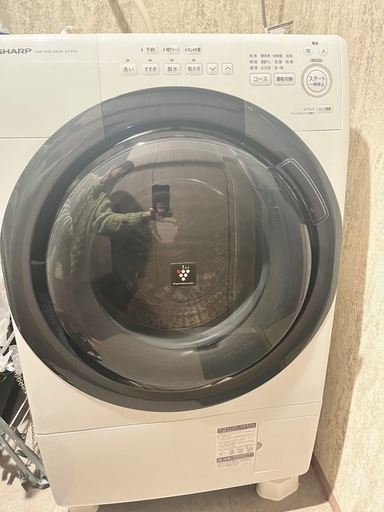 SHARP ドラム式洗濯機 ES-S7G
