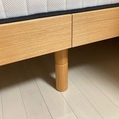 　ベット　　ダブルベット　ダブルベッドフレーム　マットレス の画像