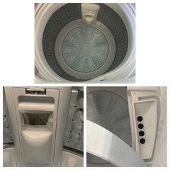 【説明書付き】AQUA アクア 洗濯機 AQW-S5P(W) 2023年製の画像