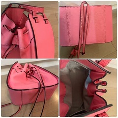 ロエベ　風ハンドバック　ピンクの画像