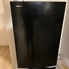 ✨TOSHIBA 冷蔵庫 2ドア 150〜170L ブラック✨単身用・美品・動作良好の画像