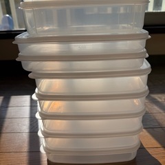 揚げ物、餃子用タッパー9点の画像