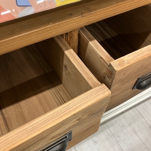 テレビボード　Kanot anmiques 2段　ナチュラル【トレファク堺福田店】