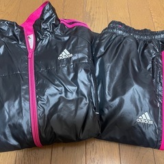 身長150㌢位【美品】adidasジャージ　レディースLの画像