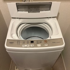 AQUA 洗濯機 ひとり暮らしに最適◎ 動作良好！の画像