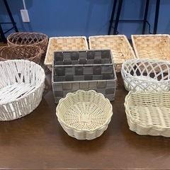 〖美品〗色々サイズ♪カゴセット〖10個〗の画像