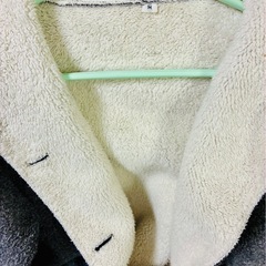 🉐間もなく終了🙏ボアコート　フード付き　M〜Lサイズ　　の画像