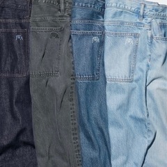 新品未使用　UNIQLO JW ANDERSON デニムパンツ ユニクロ ジーンズ ライトブルー　サイズ27の画像