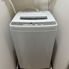 【美品】洗濯機AQUA AQW-S6M/2021年製  の画像