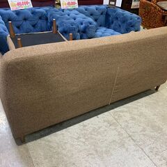 ケユカ｜布張り｜オットマン付｜3人掛ソファの画像