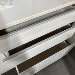 食器棚 キッチンボード ホワイトの画像