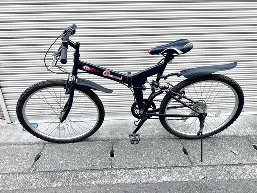 美品 サスペンション付 クロスバイク 6速 26インチ