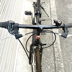 美品 サスペンション付 クロスバイク 6速 26インチ の画像