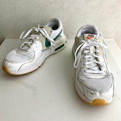 NIKE ナイキ スニーカー W（レディース）AIRMA　ナイキ エアマックス エクシー ホワイト×グリーン　24.0㎝の画像