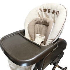 【極美品】アップリカ ユラリズム ソフトクッションEW ハイローベッド＆チェアの画像