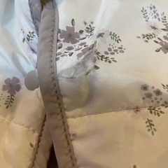 100cm 花柄キルティング アウターの画像