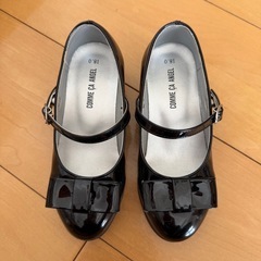 コムサ デ モード バレエシューズ キッズ 18cmの画像