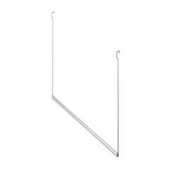 【未使用品】クロゼットシステム収納 フックハンガー 500mm【２個セット】の画像