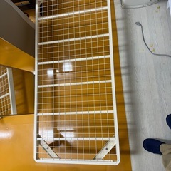 シングルベットフレーム　マットレス付きの画像