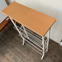 NITORI シューズラック ウエル（ナチュラル・ホワイト）の画像