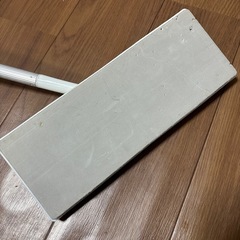 フローリングワイパー 伸縮可能 アルミ シルバーの画像