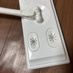 フローリングワイパー 伸縮可能 アルミ シルバーの画像