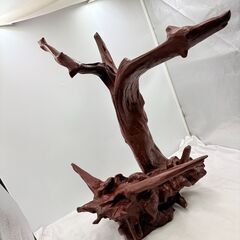 【❗️✨大型インテリア✨❗️】流木オブジェ　高さ約58cm・横幅約46cm✨自然造形・木製ディスプレイ台にも◎ 現状品の画像