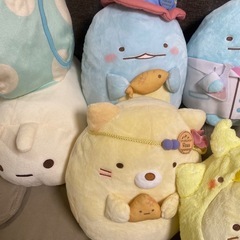 すみっこぐらしぬいぐるみセット　の画像