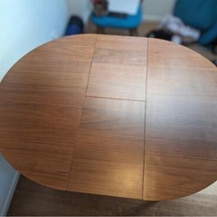 配送無料 エクステンション　テーブル　オークの画像