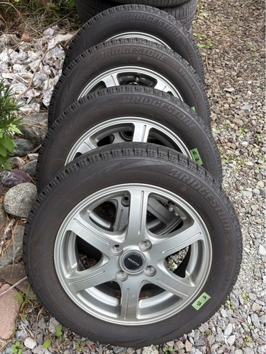 軽自動車用　スタッドレスタイヤアルミセット4本セット