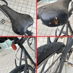大きめサイズ自転車（ジャンク）パンクあり 防犯登録解除済みの画像