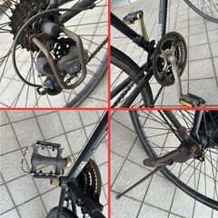 大きめサイズ自転車（ジャンク）パンクあり 防犯登録解除済みの画像