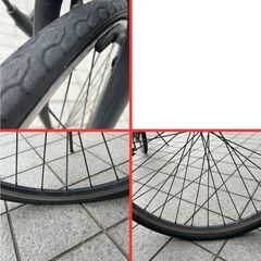 大きめサイズ自転車（ジャンク）パンクあり 防犯登録解除済みの画像