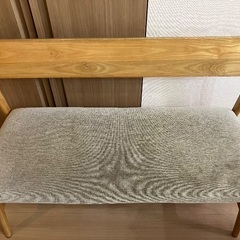 【売ります】unico SIGNEシリーズ ダイニング用ベンチの画像