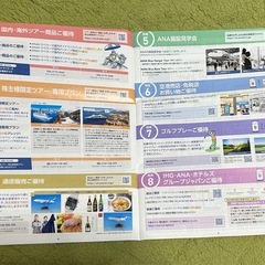 ANA株主優待券 4枚セット& 優待冊子の画像