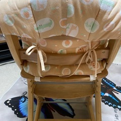 超美品‼️すくすくチェアスリムプラス　テーブル付、ガード付、クッション付の画像