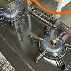 【Rinnai】 リンナイ ガステーブル RT31NHS-L LPガス用 2013年製 動作確認済み ガスコンロ ブラック キッチン家電 A0862の画像
