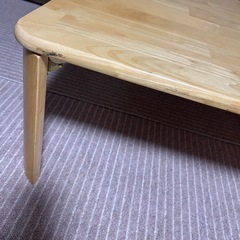 ローテーブル　折りたたみテーブル　大きめ　120cm　の画像