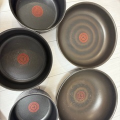 ティファールフライパン鍋5点セットの画像