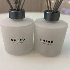 SHIROルームフレグランス 空容器 & 使用済スティック 2セットの画像