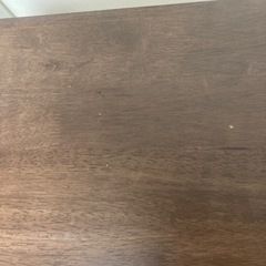 ニトリ 折りたたみデスク&チェア  ブラウン の画像