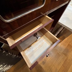 希少 昭和レトロ 食器棚 キャビネット の画像