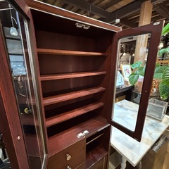 希少 昭和レトロ 食器棚 キャビネット の画像