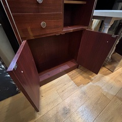希少 昭和レトロ 食器棚 キャビネット の画像
