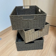 ニトリ 収納カゴ バスケットの画像