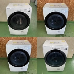 🉐大特価‼️設置まで対応　新生活応援SHARP　ドラム式洗濯機　7㌔ 乾燥機能付き ミニドラムの画像