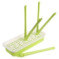 抗菌哺乳びん乾燥スタンド（グリーン）の画像