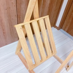 【急募】　木製　ハンガーラック　洋服掛け　洋服収納の画像