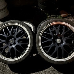 プリウス タイヤホイール 社外アルミ 18インチ の画像